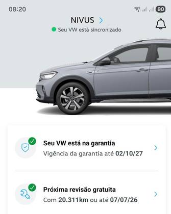 VOLKSWAGEN NIVUS 1.0 200 TSI TOTAL FLEX HIGHLINE AUTOMÁTICO